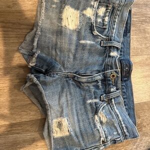 Lucky brand "the cut off" low rise jean shorts